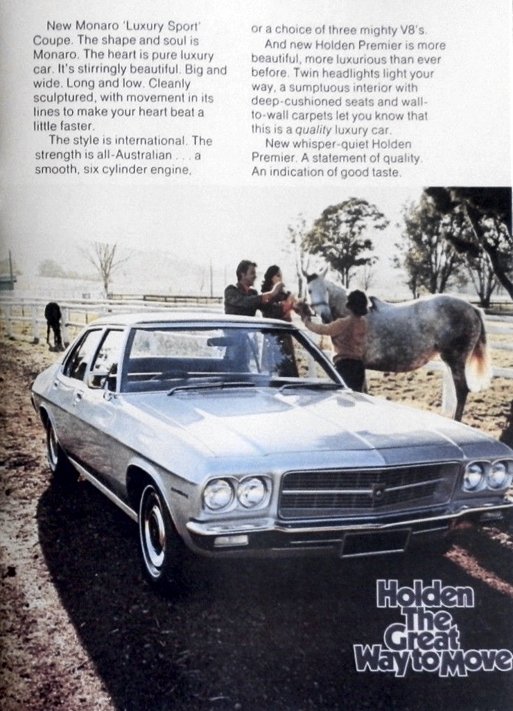 1972 Holden HQ Model Launch Brochure Page 8